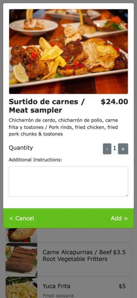 Ogent ordering portal screenshot